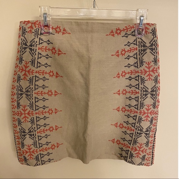 LOFT Dresses & Skirts - Loft Tan Linen Skirt! Size 8